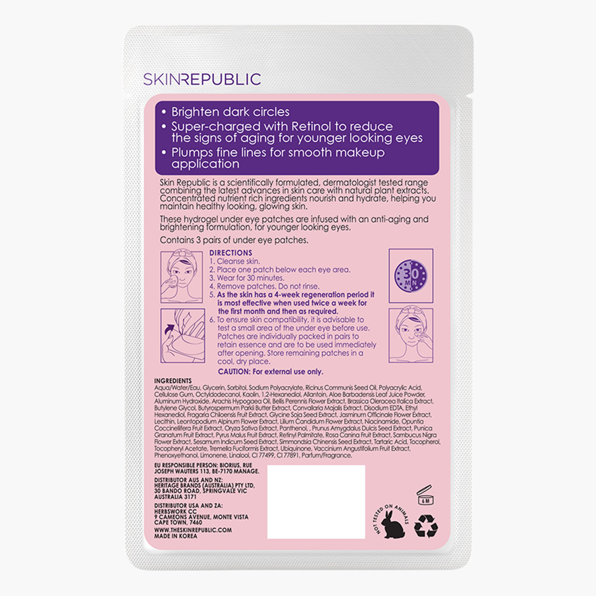Skin Republic 3-Pair Retinol Under Eye Patch Set-beautyandpersonalcare-skin-eyecare-image-5