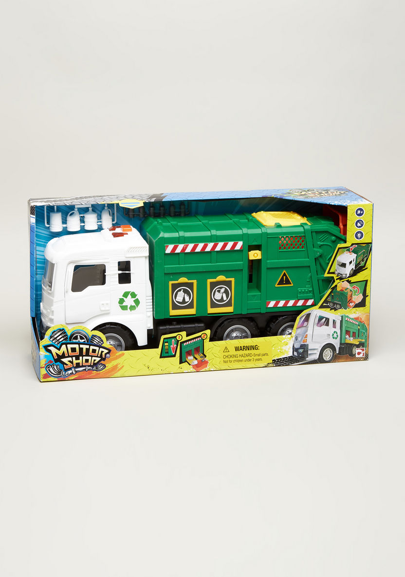 MotorShop Garbage Recycle Battery Operated Toy Truck-Gifts-image-0