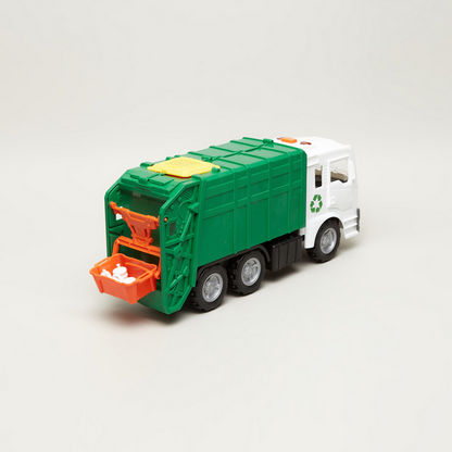 MotorShop Garbage Recycle Battery Operated Toy Truck