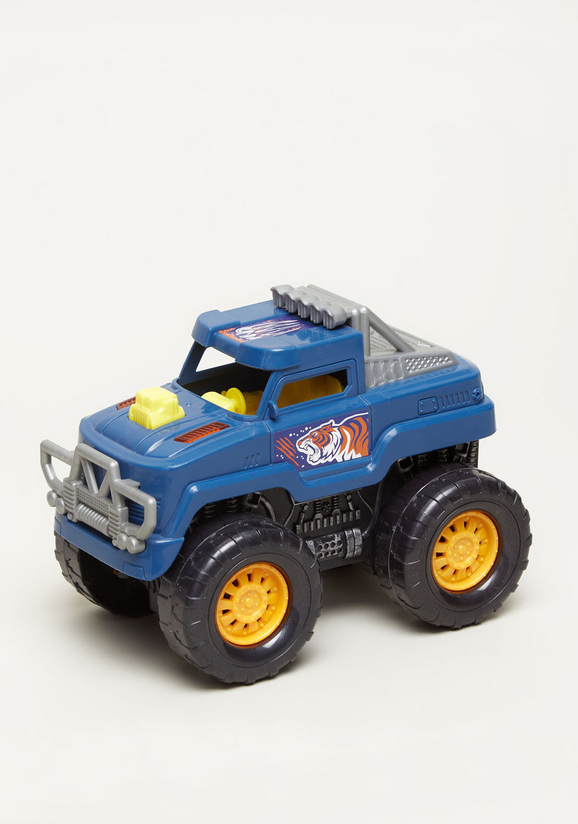 MotorShop Battery Operated Monster Toy Truck-Action Figures and Playsets-image-1