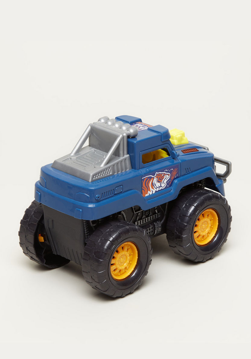 MotorShop Battery Operated Monster Toy Truck-Action Figures and Playsets-image-3
