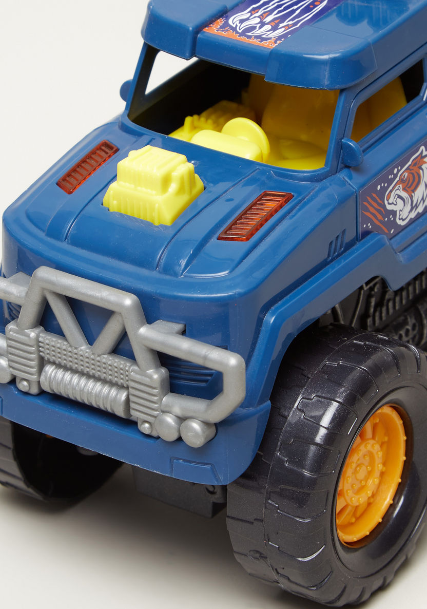 MotorShop Battery Operated Monster Toy Truck-Action Figures and Playsets-image-4