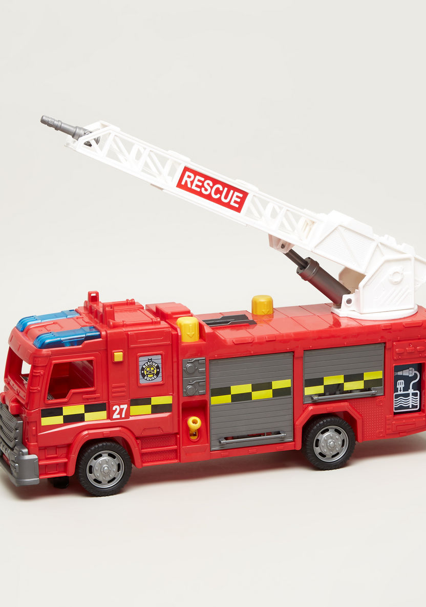 MotorShop Pump Action Battery Operated Fire Engine Toy-Gifts-image-1