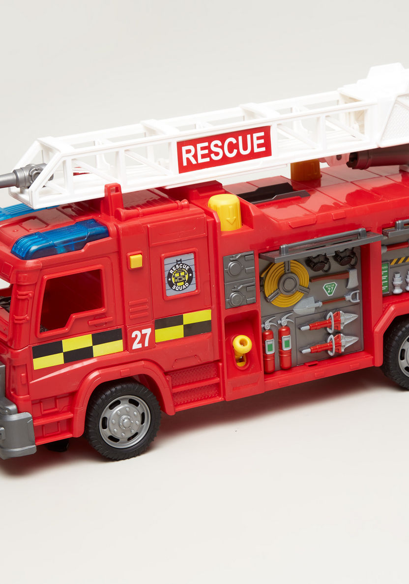 MotorShop Pump Action Battery Operated Fire Engine Toy-Gifts-image-6