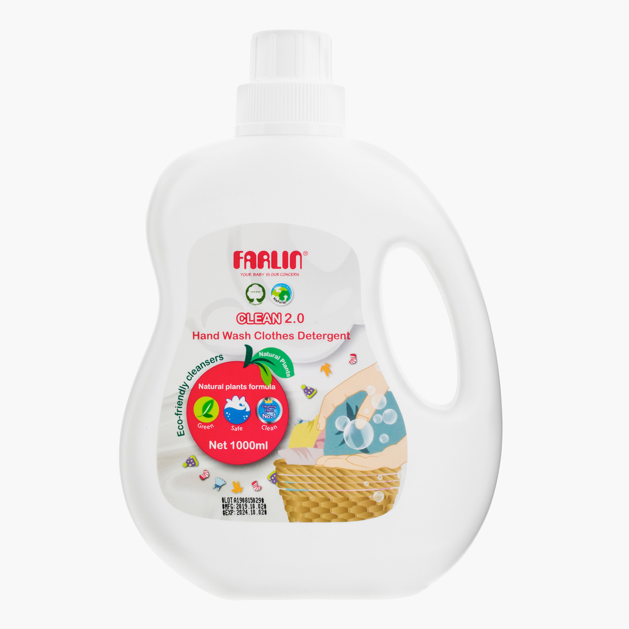 FARLIN Hand Wash Clothes Detergent - 1 L-baby-feeding-cleaningliquids-image-1