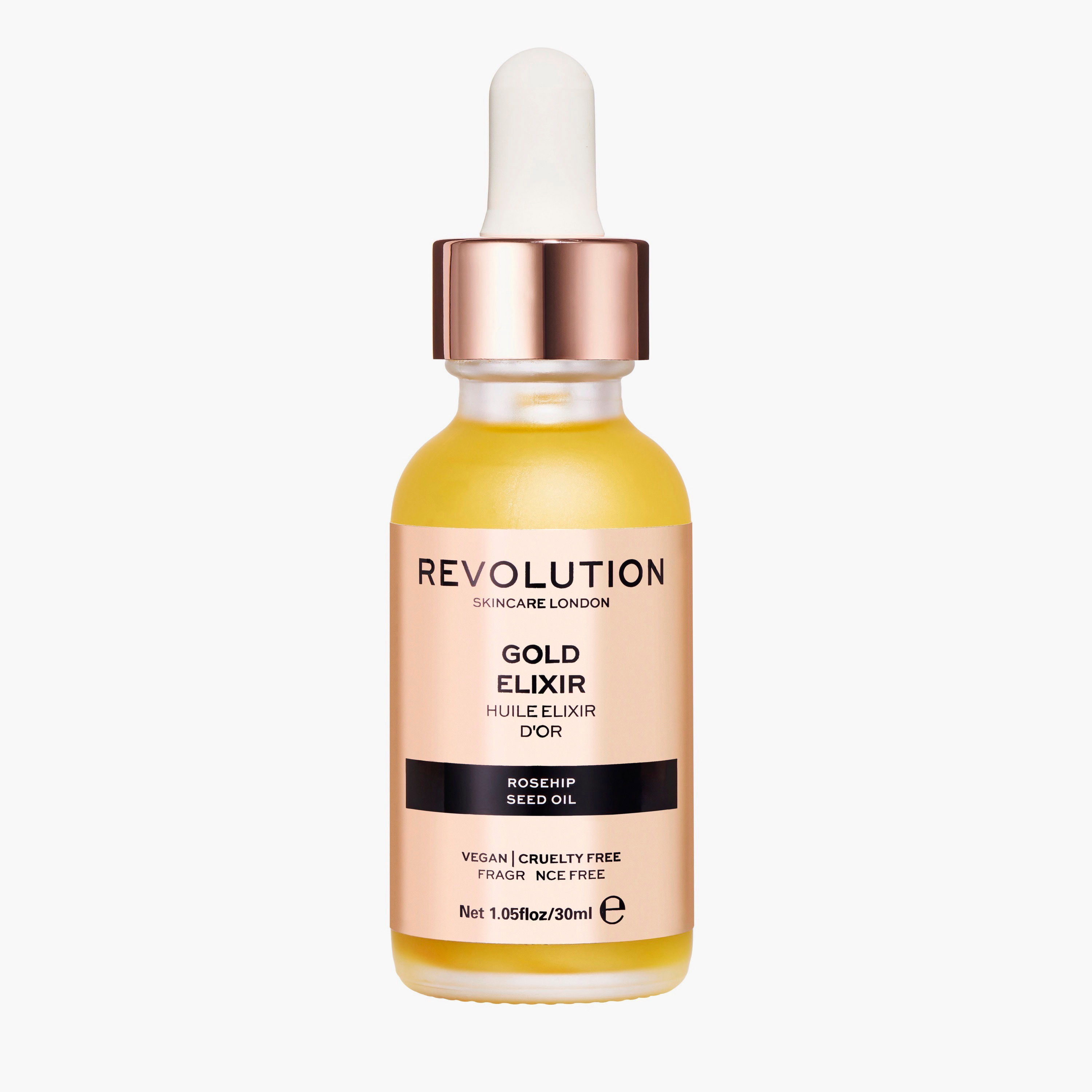 Makeup Revolution Skincare Gold Elixir - 30 ml-beautyandpersonalcare-skin-treatmentsandserums-image-1