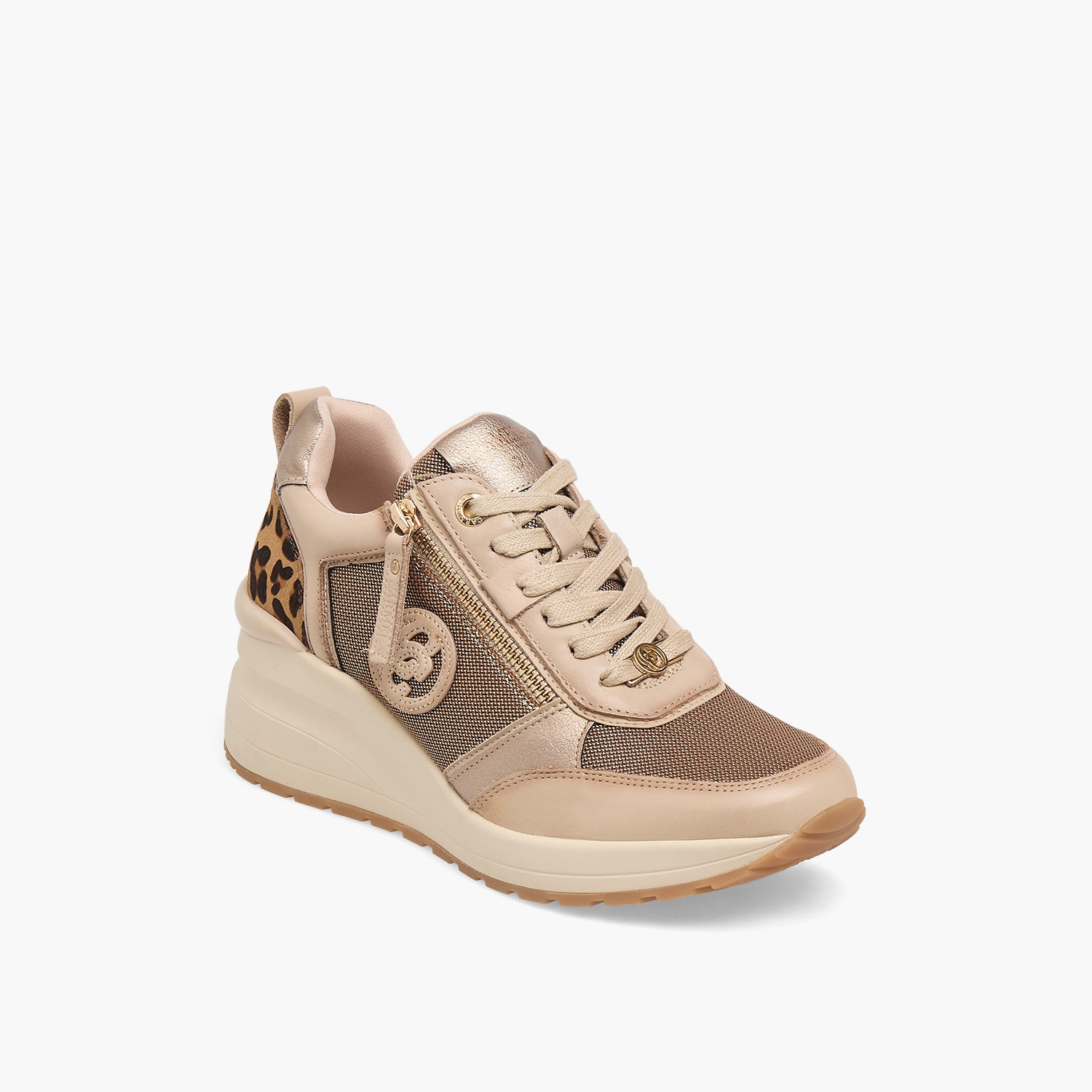 Carmela Women Panelled Leather Lace-Up Ankle Sneakers-women-shoes-sneakers-image-2