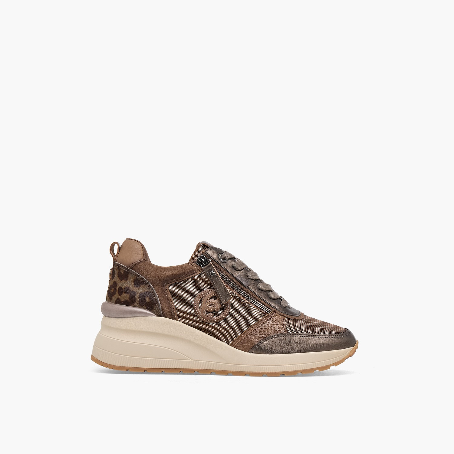 Carmela Women Panelled Leather Lace-Up Ankle Sneakers-women-shoes-sneakers-image-3