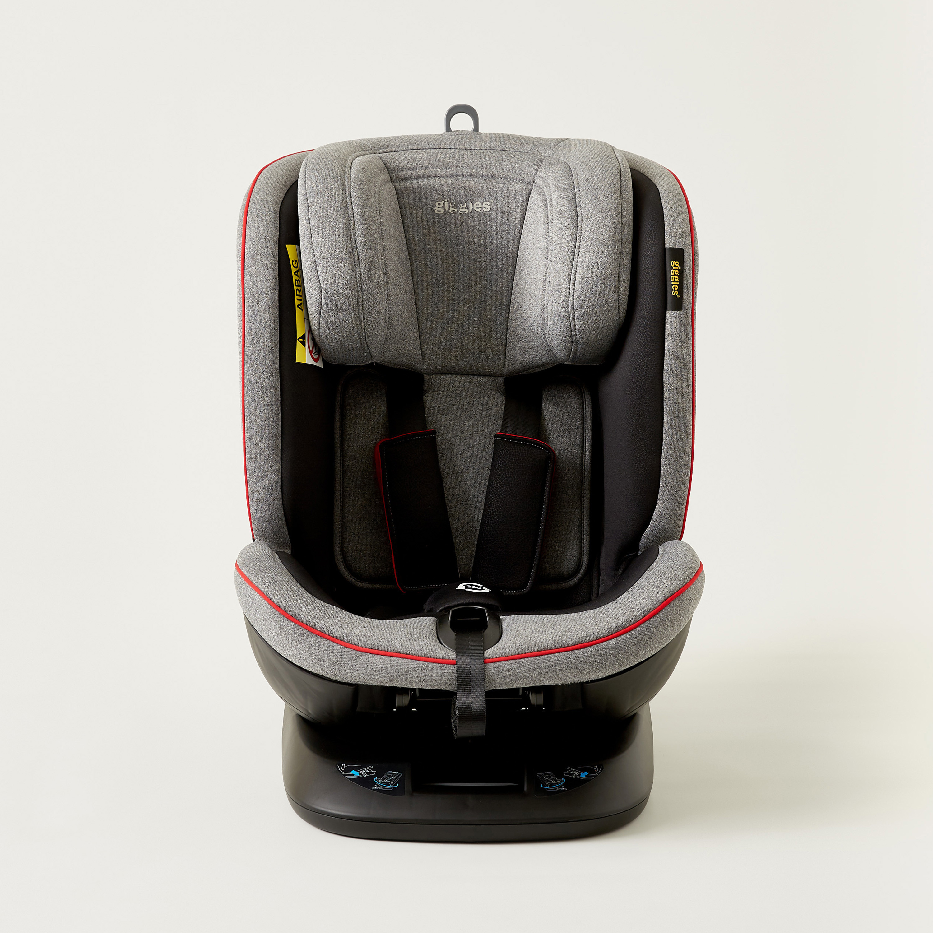 Giggles OrbitFix 4-in-1 Car Seat - Grey (Up to 12 years)-baby-gear-carseats-image-4