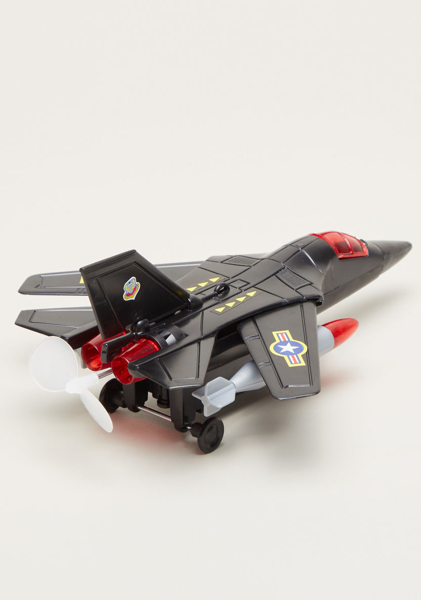 Battery Operated F-111 Fighter Plane Play Set-Scooters and Vehicles-image-2