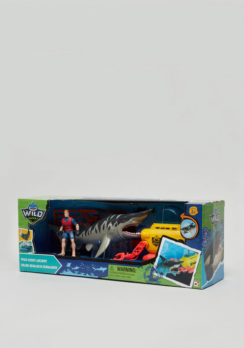Wild Quest Ancient Shark Research Submarine Playset-Action Figures and Playsets-image-4
