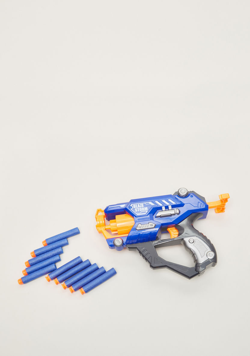 Blaze Storm Manual Operated Soft Dart Gun-Action Figures and Playsets-image-0