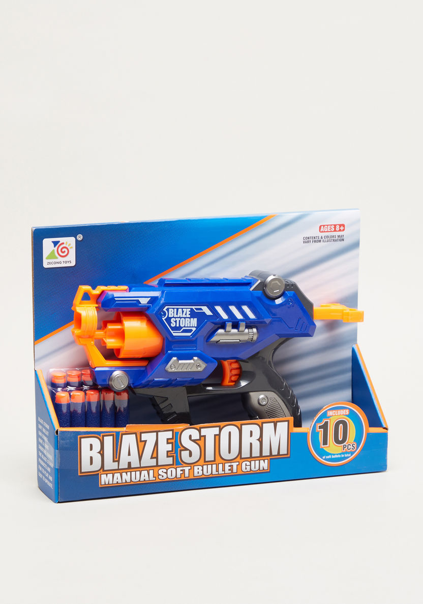 Blaze Storm Manual Operated Soft Dart Gun-Action Figures and Playsets-image-6