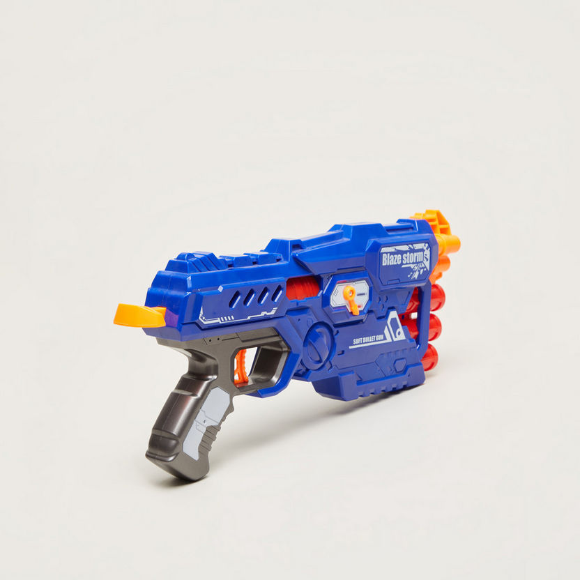 Blaze Storm Manual Soft Bullet Dart Gun Toy Set-Action Figures and Playsets-image-5