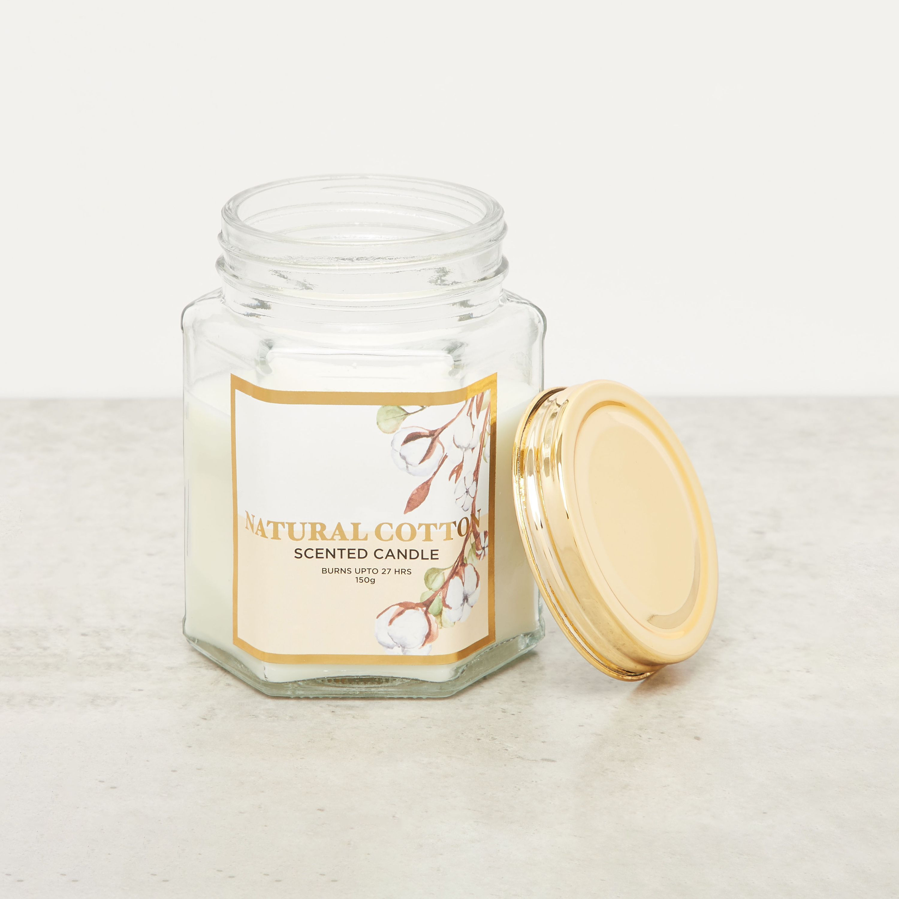 جرة شموع برائحة الفانيليا - 150 جم-household-homefragrance-candles-image-2