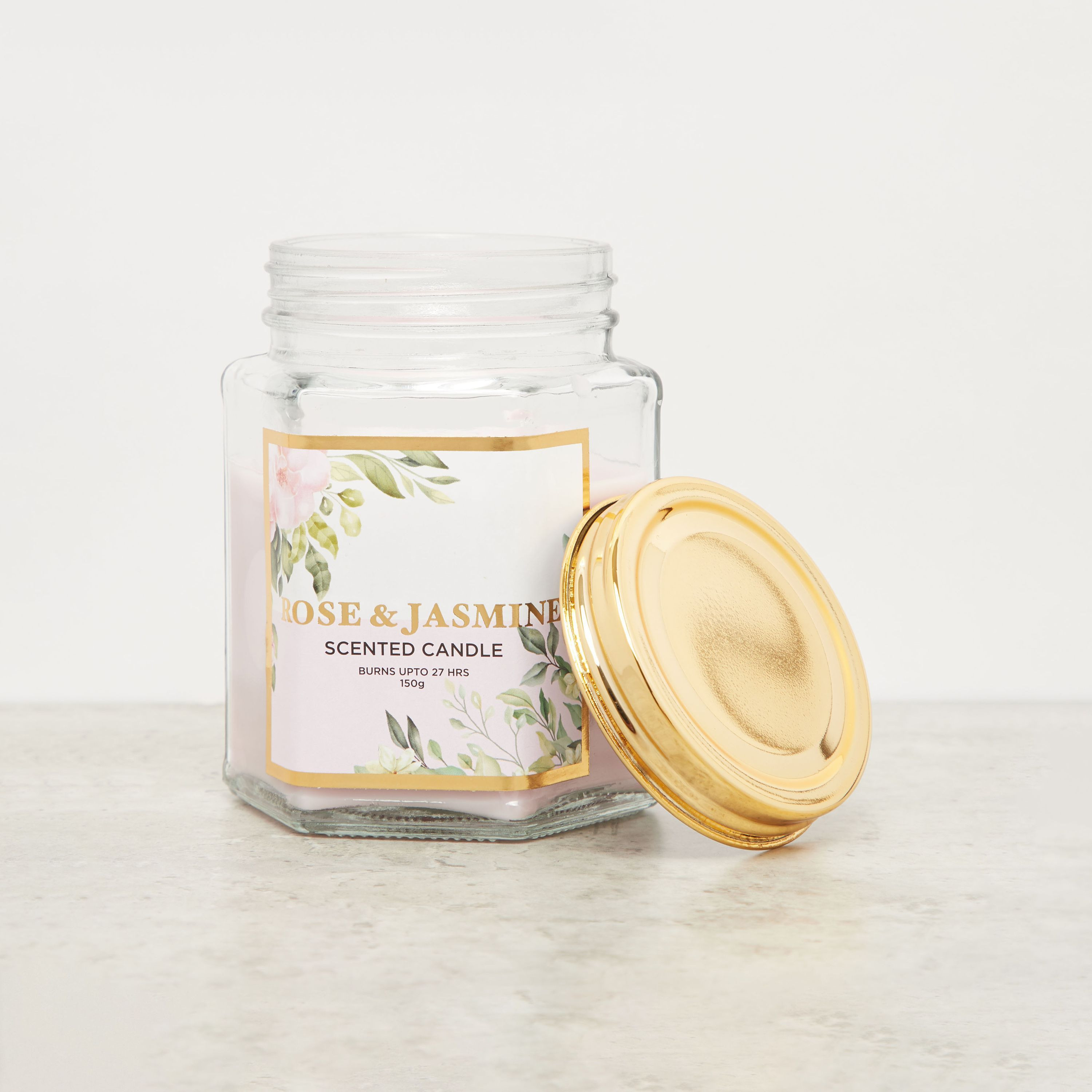 جرة شموع برائحة الفانيليا - 150 جم-household-homefragrance-candles-image-2