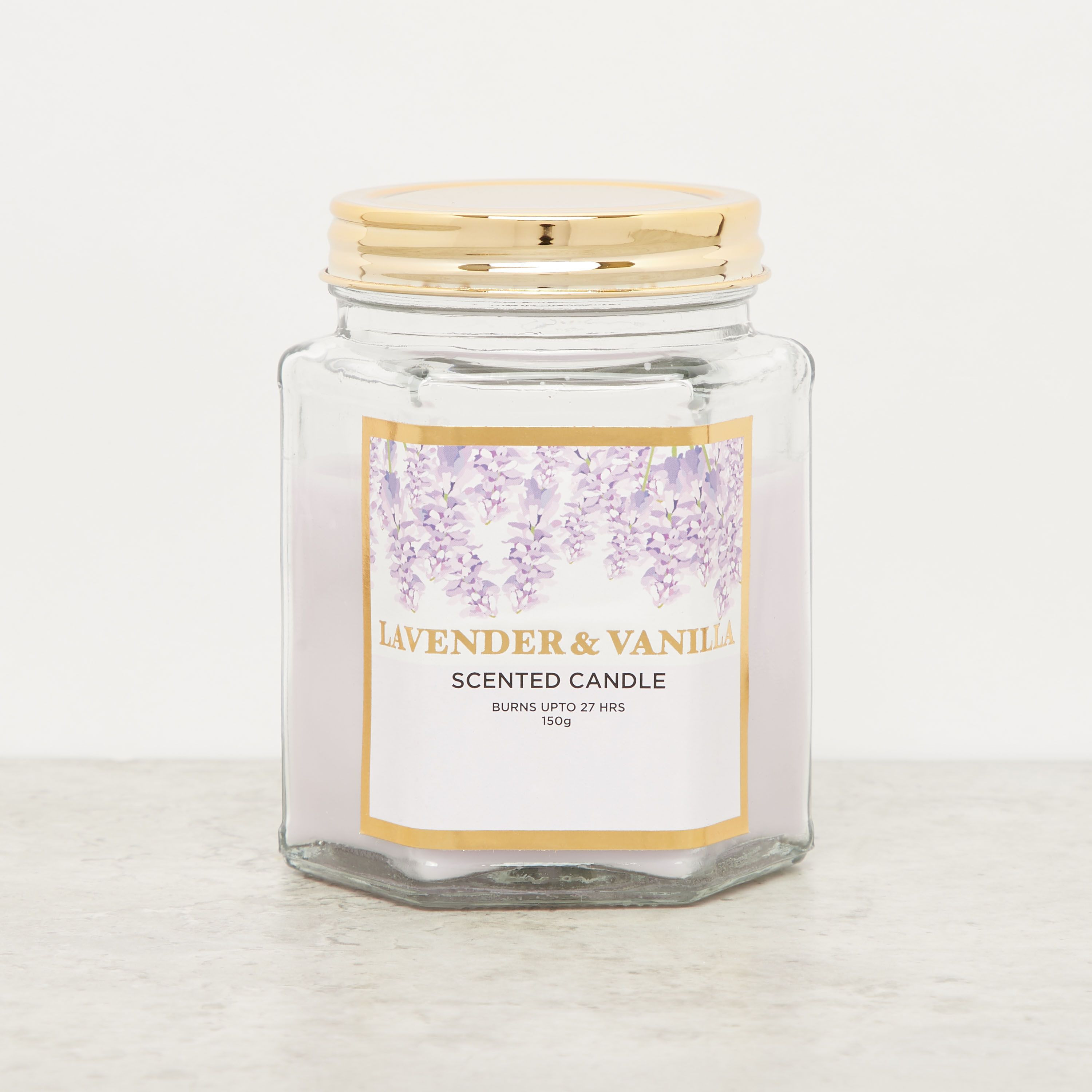 جرة شموع برائحة الفانيليا - 150 جم-household-homefragrance-candles-image-1