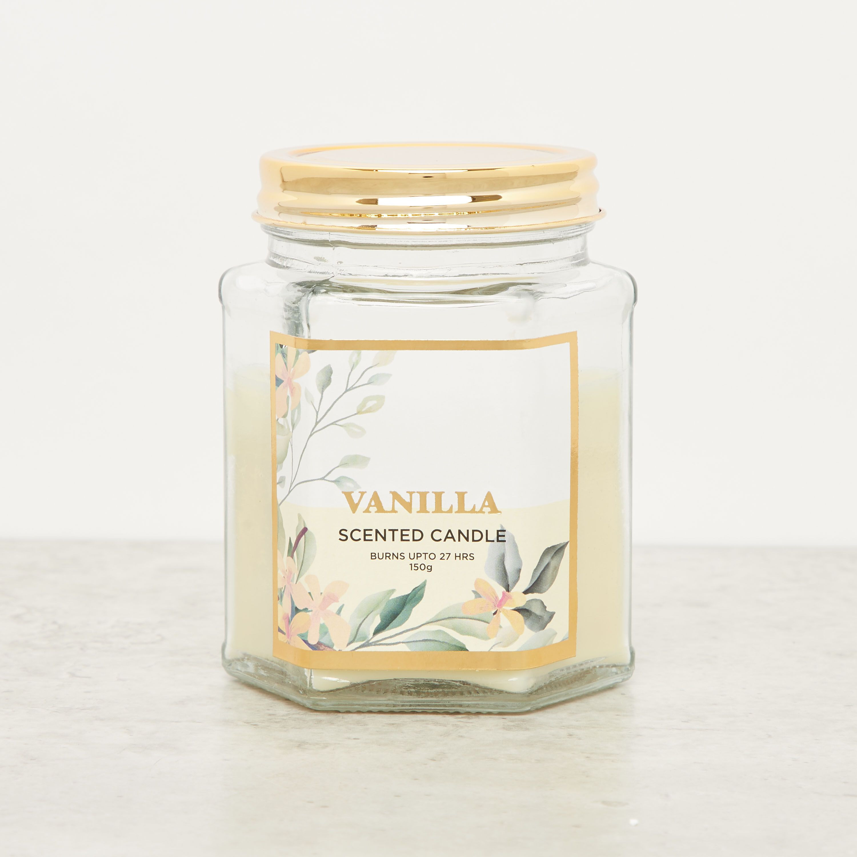 Vanilla Scented Jar Candle - 150 gms-household-homefragrance-candles-image-1