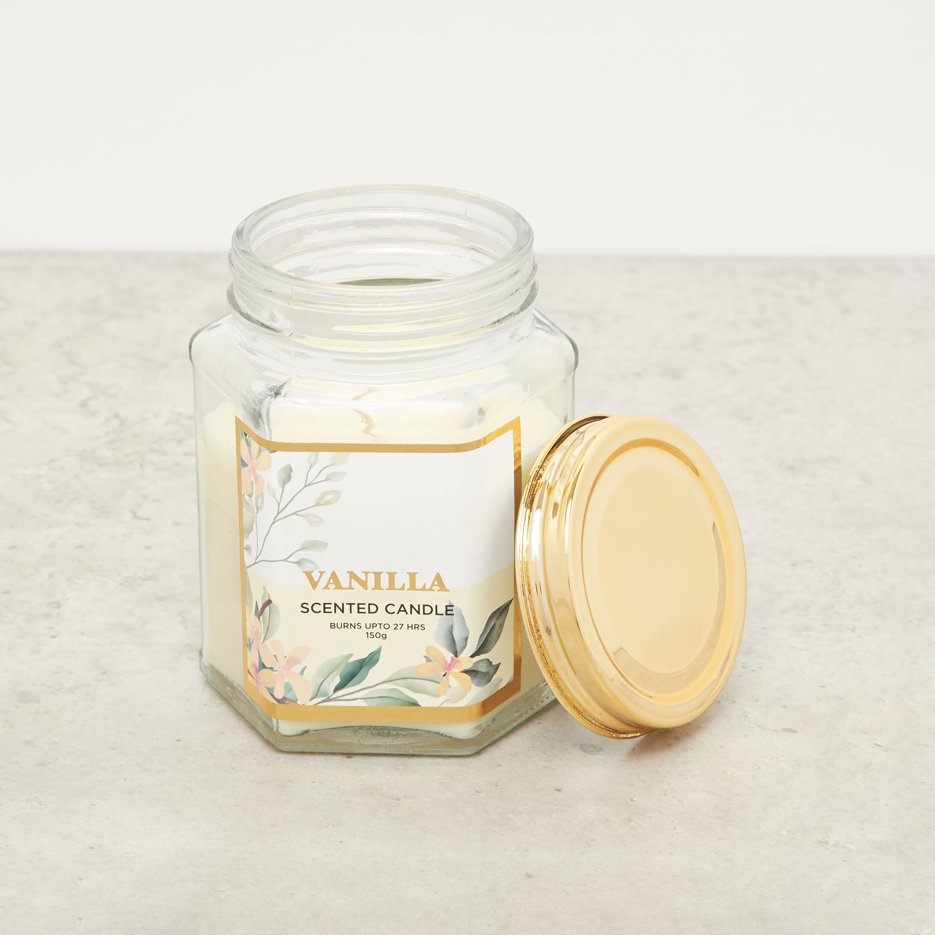 Vanilla Scented Jar Candle - 150 gms-household-homefragrance-candles-image-2