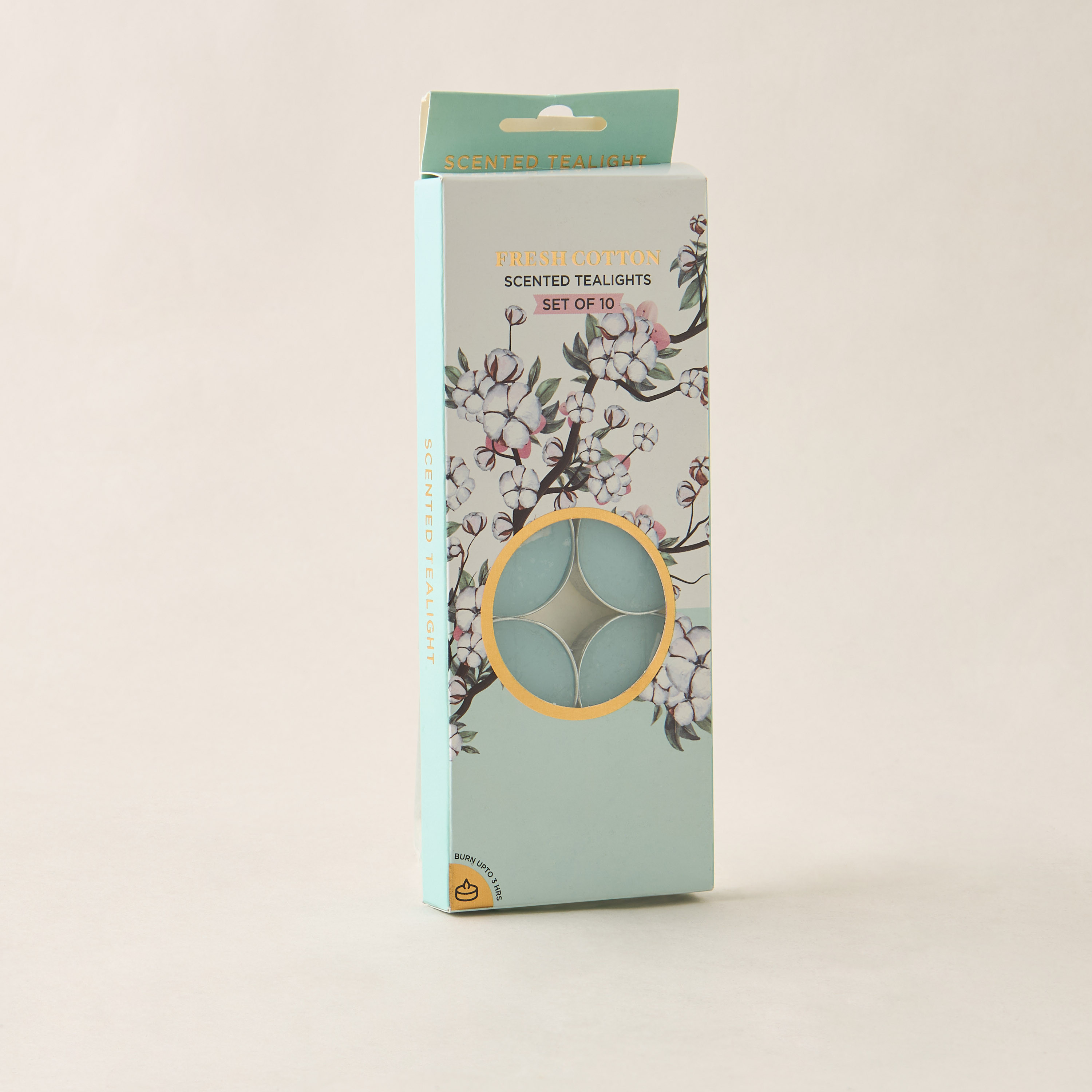 Rose and Jasmine Scented 10-Piece Tealight Candle Set - 10 gms-household-homefragrance-candles-image-5