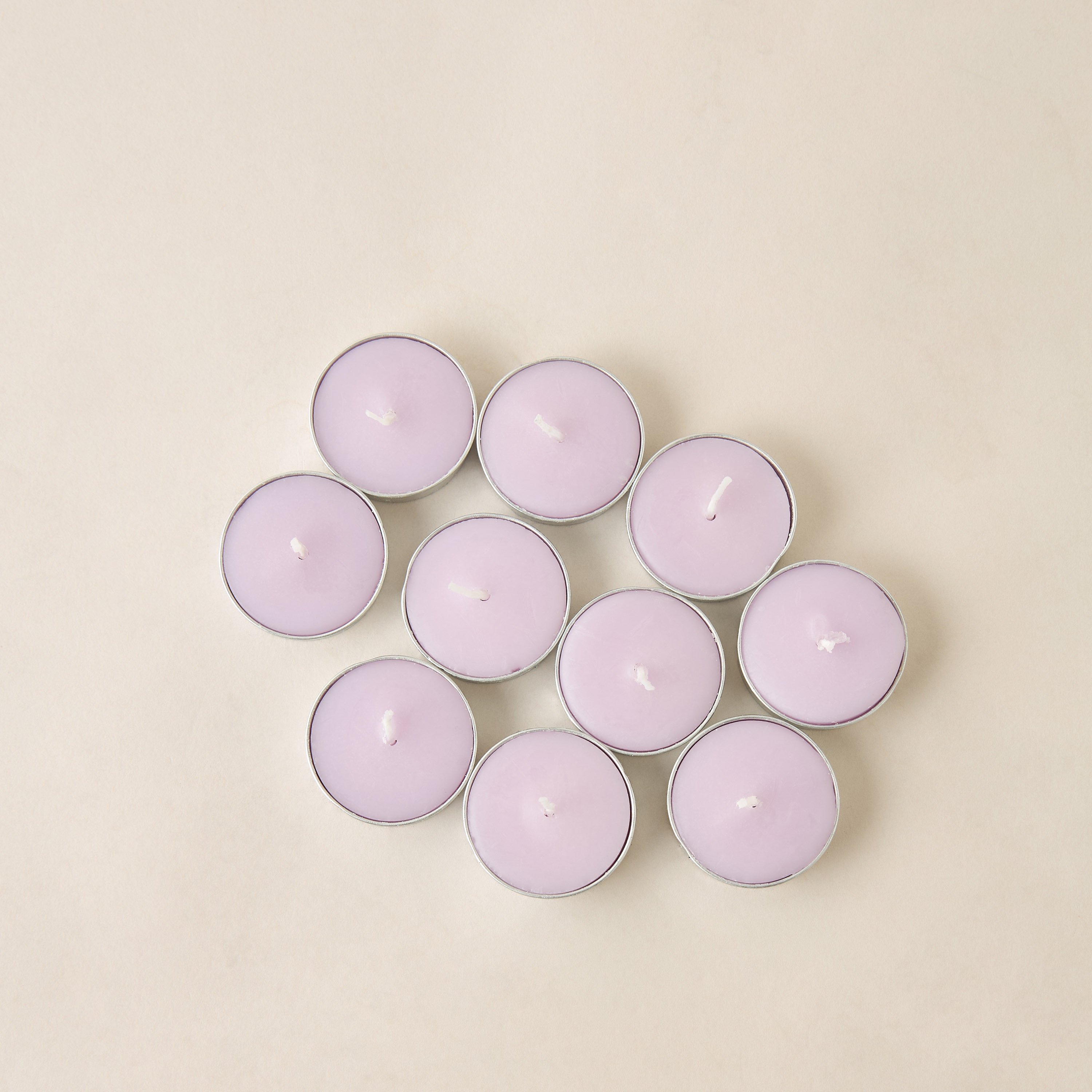 Rose and Jasmine Scented 10-Piece Tealight Candle Set - 10 gms-household-homefragrance-candles-image-2