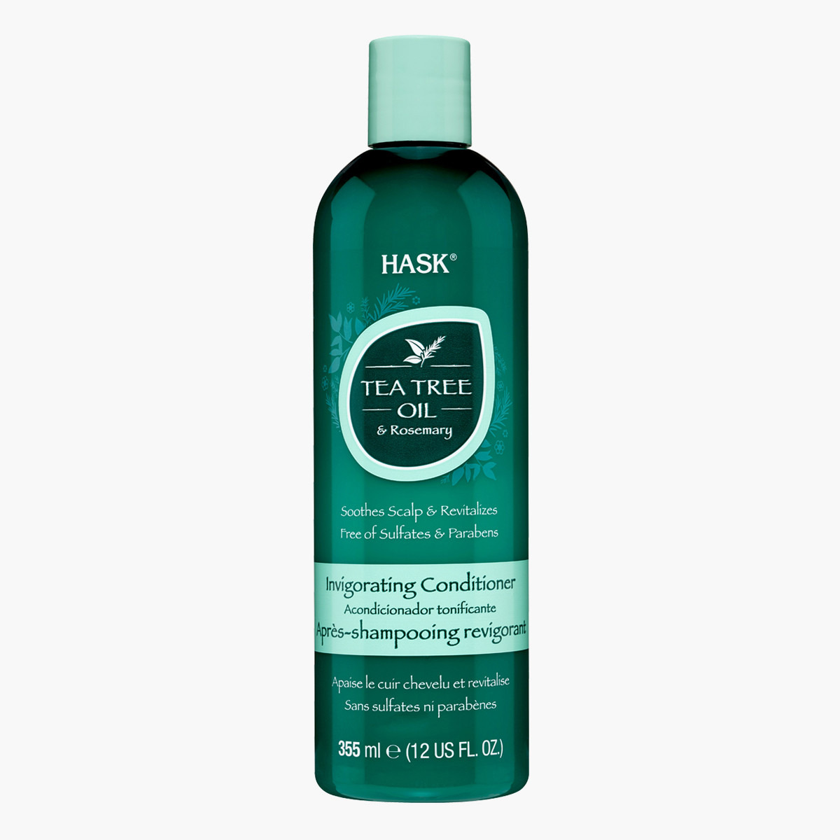 بلسم زيت شجرة الشاي وإكليل الجبل من هاش - 355 مل-beautyandpersonalcare-hair-haircare-conditioners-image-1