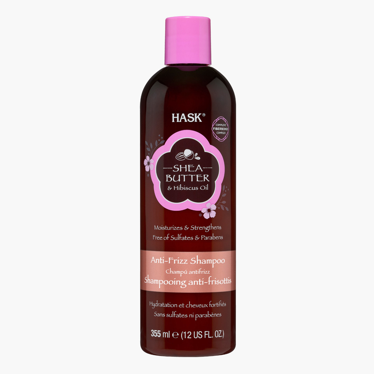 شامبو بزبدة الشيا وزيت الكركديه من هاسك - 355 مل-beautyandpersonalcare-hair-haircare-shampoos-image-1