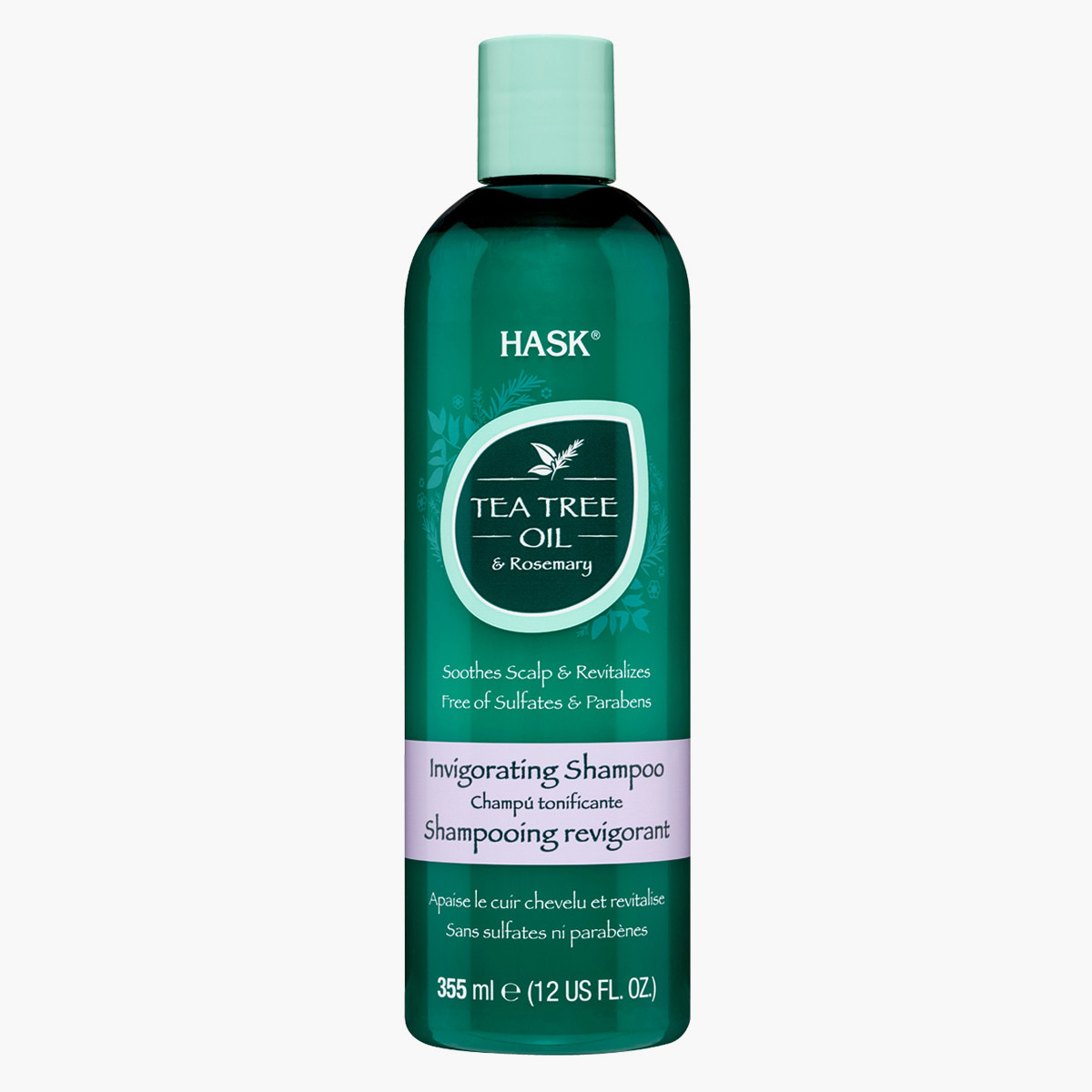 HASK Tea Tree Oil & Rosemary Shampoo - 355 ml-beautyandpersonalcare-hair-haircare-shampoos-image-1