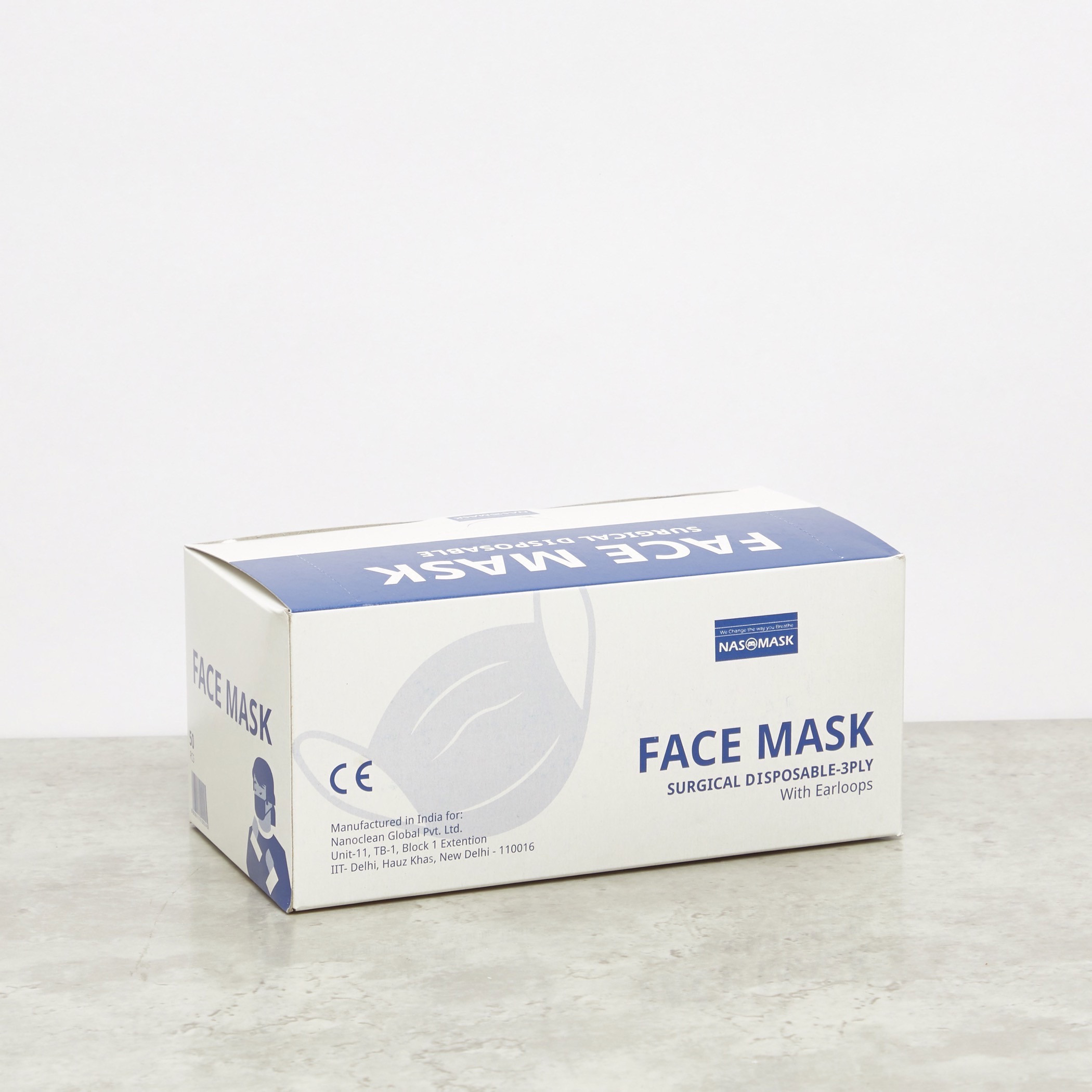 كمامة طبية وحيدة الاستعمال من ناسو - عبوة من 50 قطعة-beautyandpersonalcare-giftsets-image-1