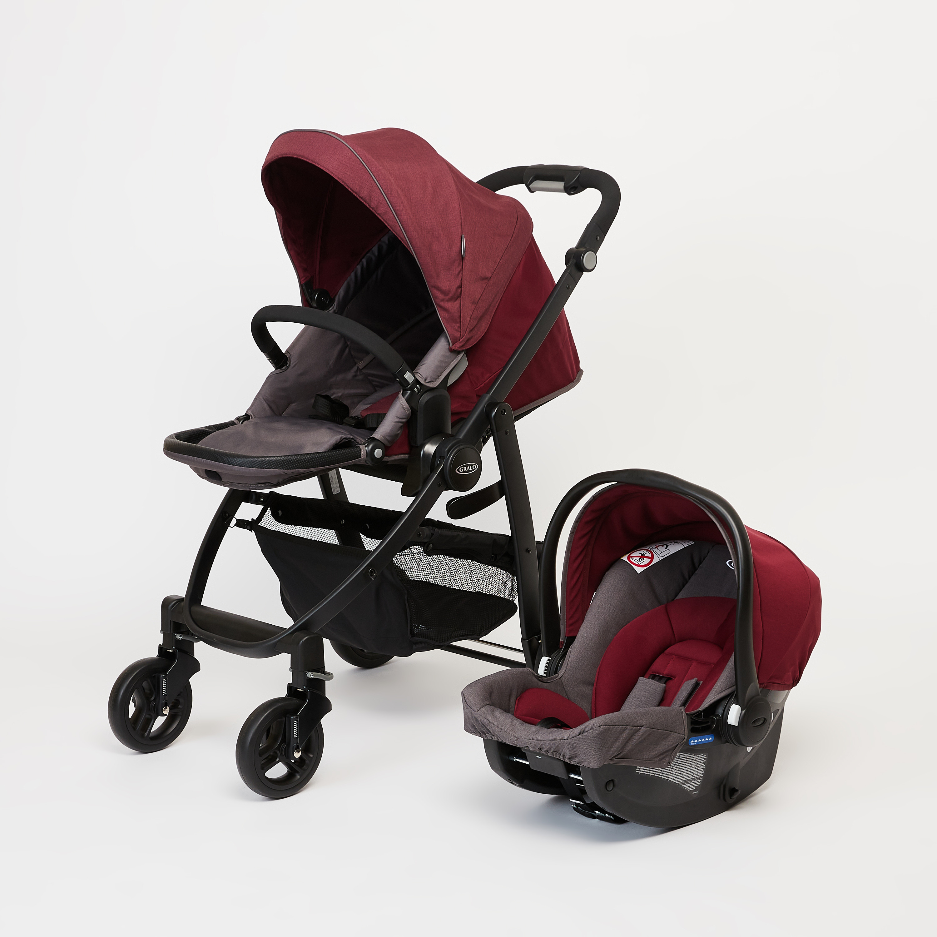 Buy Graco Evo Travel System with 3 Position Seat Online Babyshop UAE