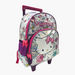 Hello Kitty Print Trolley Backpack with Retractable Handle - 14 inches-Trolleys-thumbnail-5