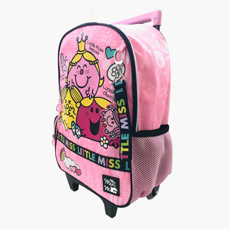 Little Miss Sunshine Print Trolley Backpack - 16 inches