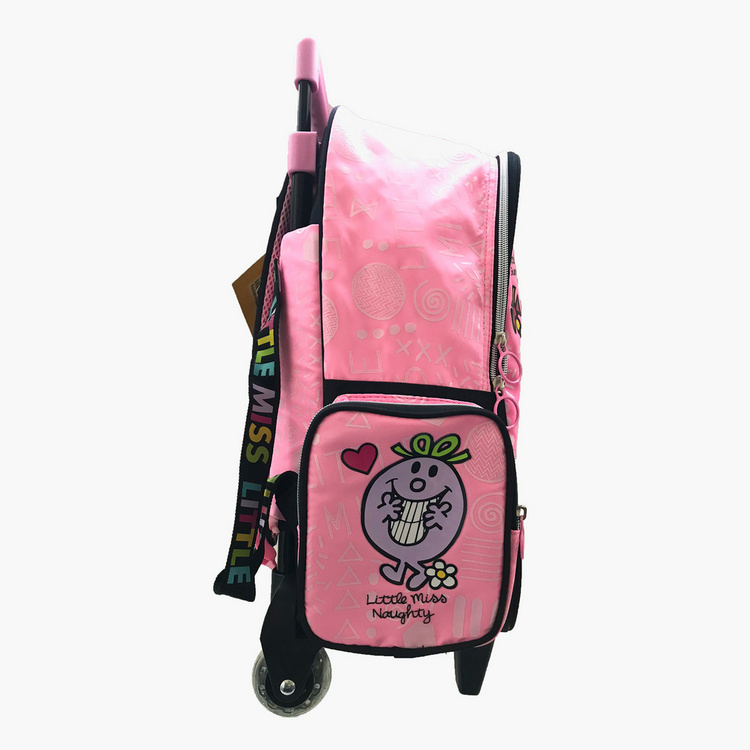 Little Miss Sunshine Print Trolley Backpack - 16 inches