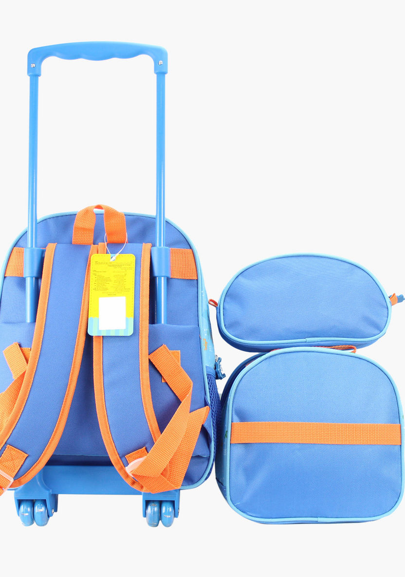 Juniors Printed 3-Piece Trolley Backpack Set-School Sets-image-2