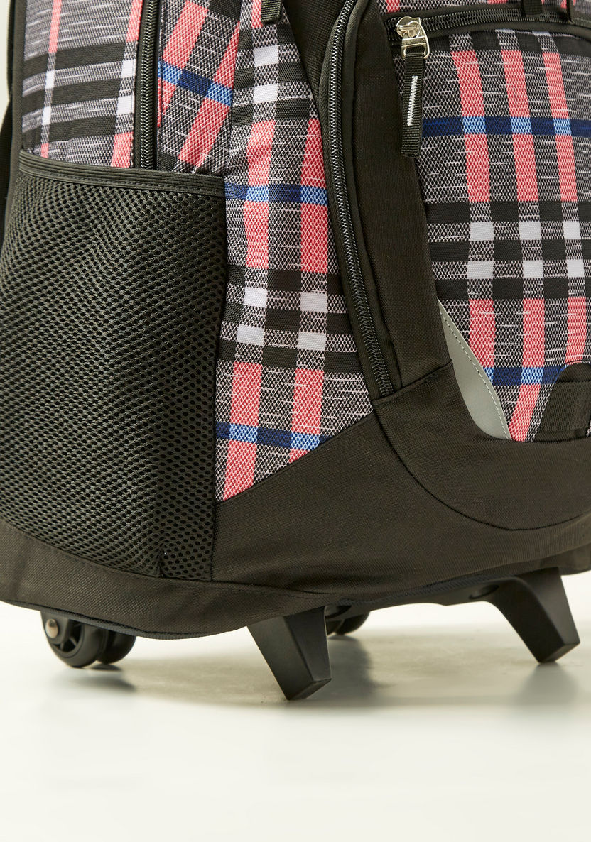 Juniors Textured 3-Piece Trolley Backpack Set-School Sets-image-3
