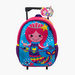 Juniors Graphic Print Trolley Backpack with Retractable Handle-Trolleys-thumbnail-0