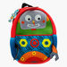 Juniors Robot Print Backpack with Adjustable Straps and Zip Closure-Backpacks-thumbnail-0