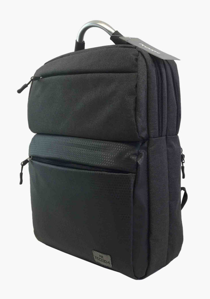 Juniors Textured Backpack with Adjustable Straps - 18 inches-Backpacks-image-1
