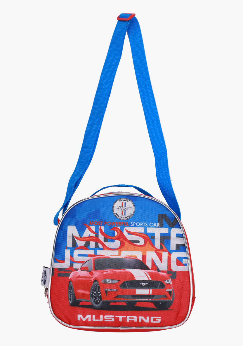 Mustang Printed Insulated Lunch Bag-Lunch Bags-image-0