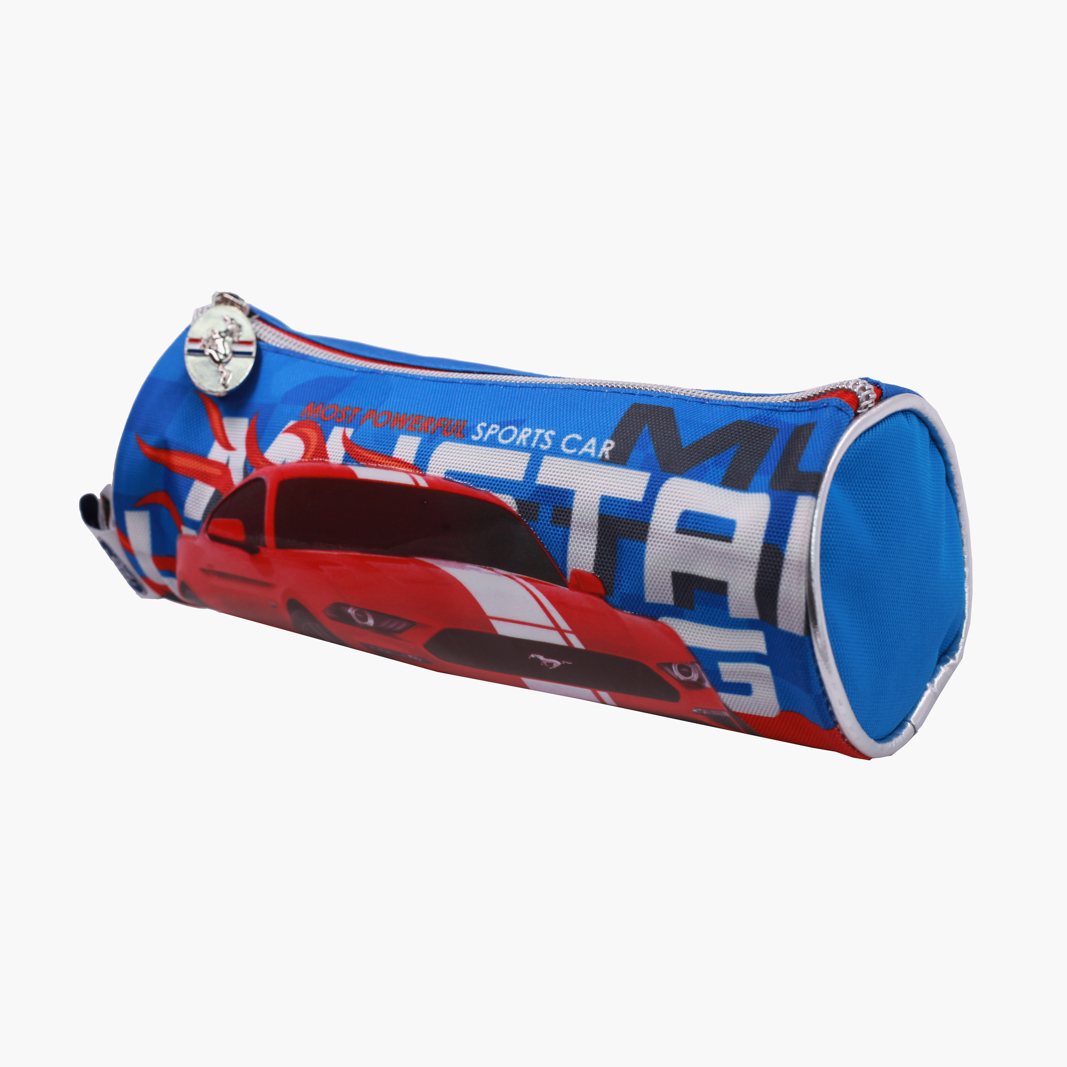 Mustang Printed Round Pencil Case-school-stationery-pencilcases-image-2