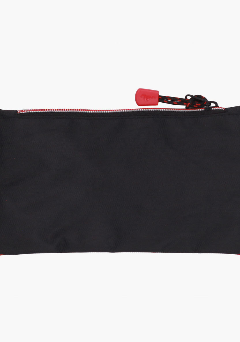 Mustang Printed Pencil Case with Zip Closure-Pencil Cases-image-1