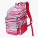 Pause Printed Backpack with Adjustable Shoulder Straps - 18 inches-Backpacks-thumbnail-2