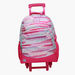 Pause Printed Trolley Backpack with Retractable Handle - 18 inches-Trolleys-thumbnail-0