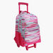 Pause Printed Trolley Backpack with Retractable Handle - 18 inches-Trolleys-thumbnail-1