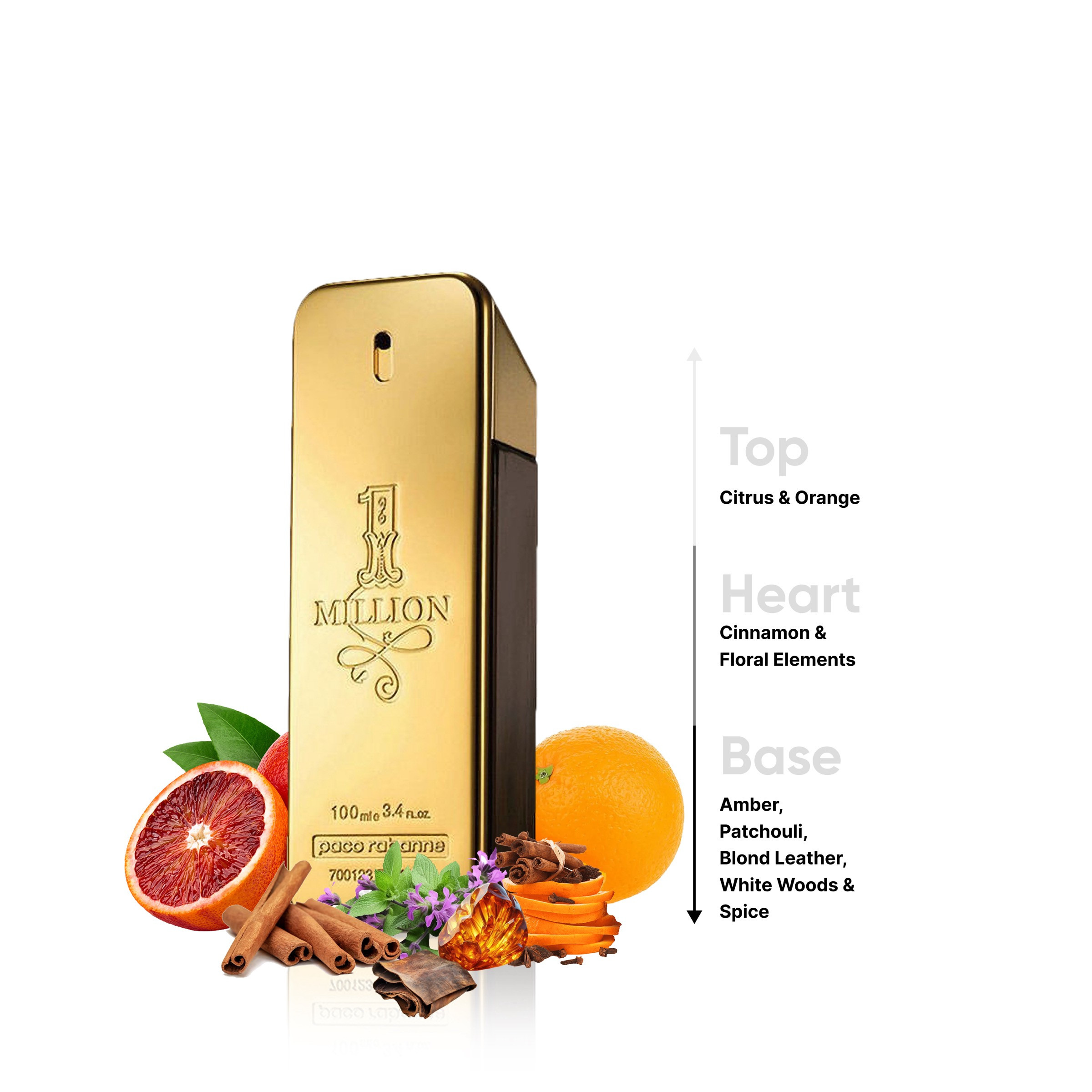 Paco Rabanne One Million Eau de Toilette Men's Natural Spray - 100 ml-beautyandpersonalcare-fragrance-men-image-4