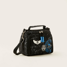 Busquets Route 66 Print Lunch Bag with Strap and Zip Closure