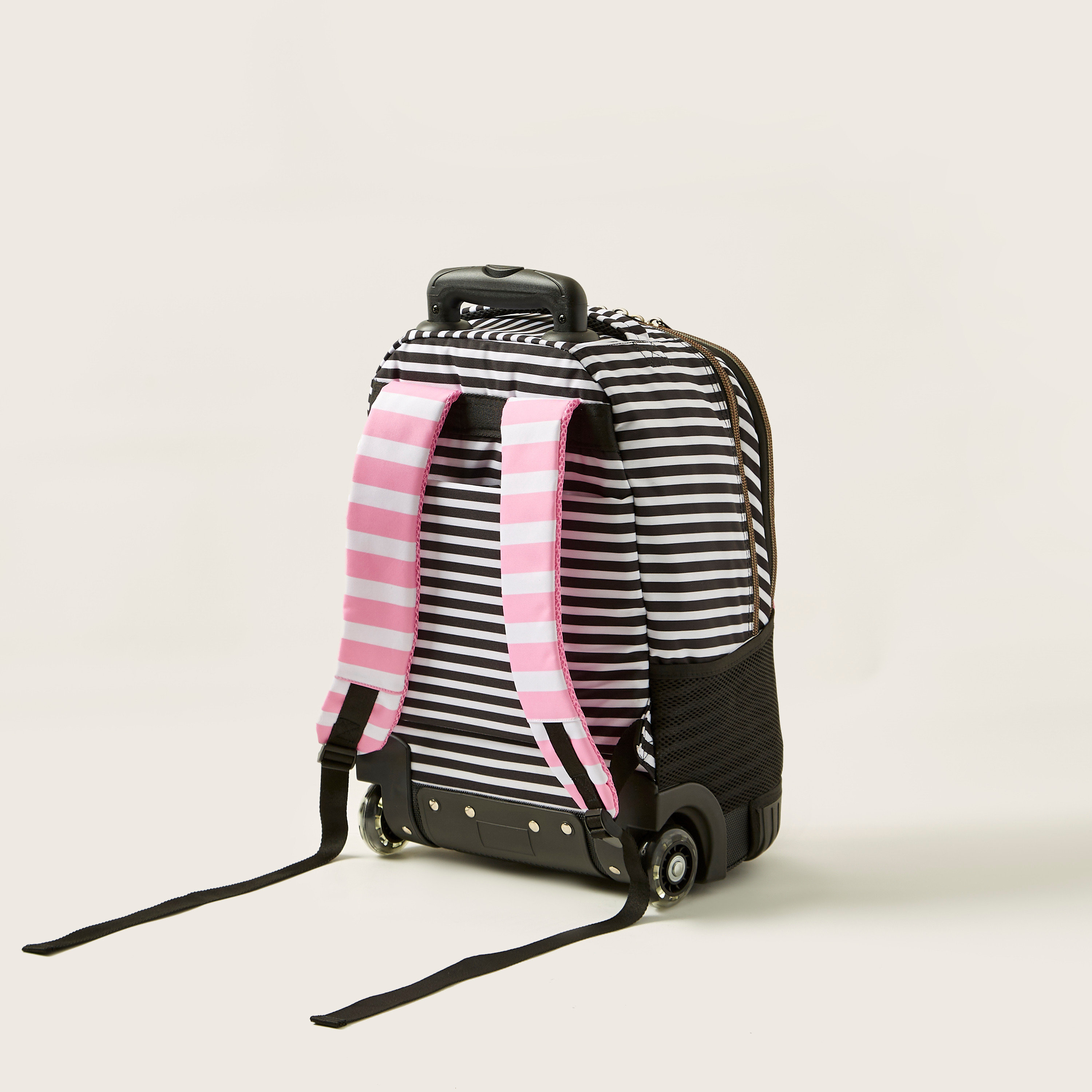 Busquets Printed Trolley Backpack with Adjustable Straps-school-bagsandbackpacks-trolleybags-image-5