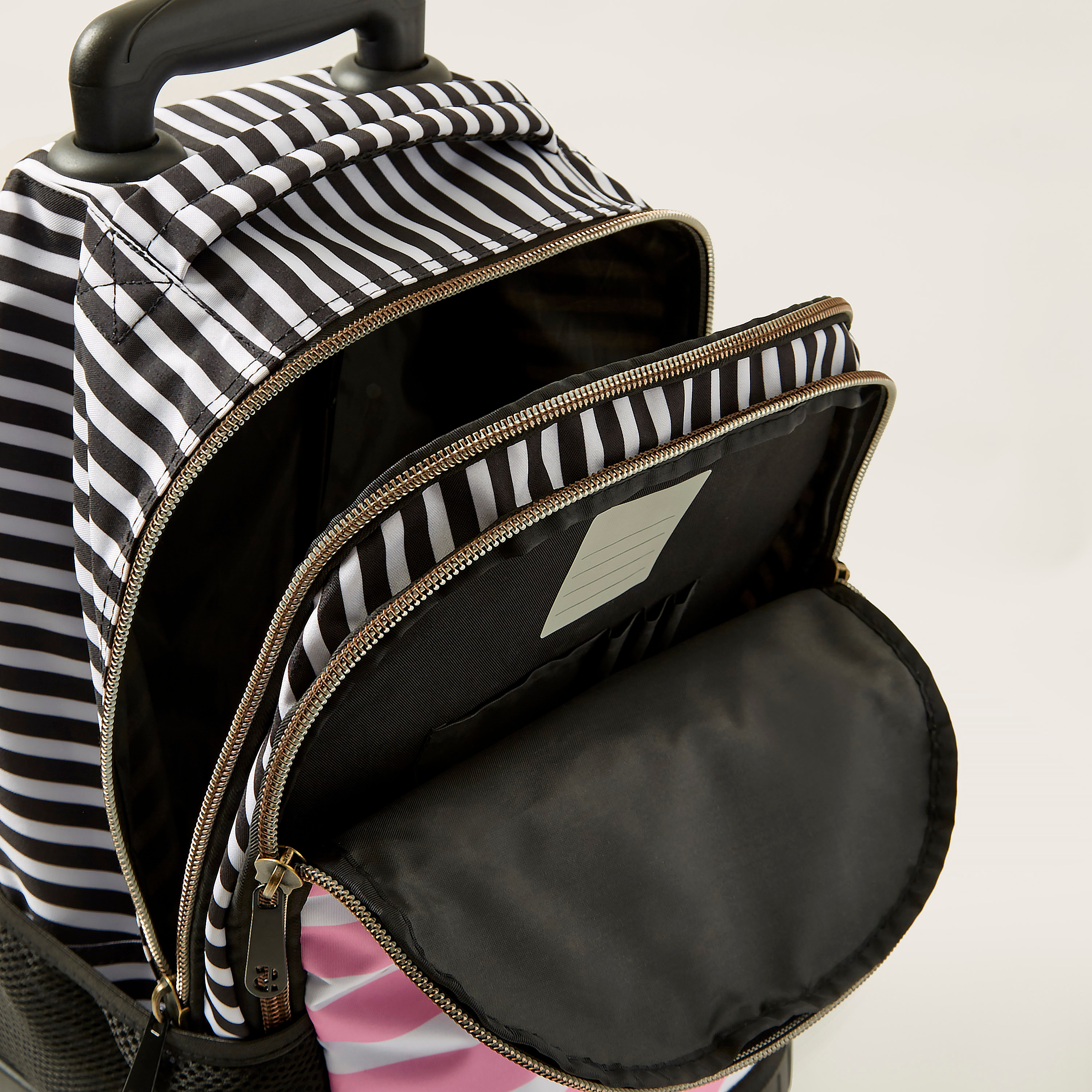 Busquets Printed Trolley Backpack with Adjustable Straps-school-bagsandbackpacks-trolleybags-image-6