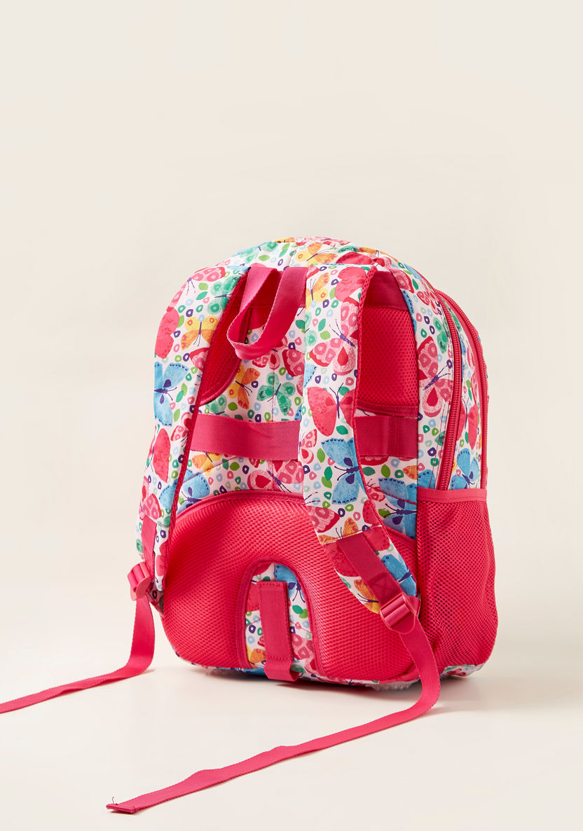 Busquets Graphic Print Backpack with Pencil Case-Backpacks-image-4