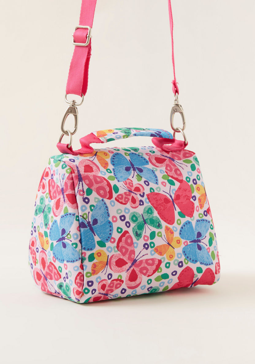 Busquets Graphic Print Lunch Bag with Adjustable Strap-Lunch Bags-image-1